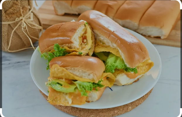 Roti John Ayam Cheese 