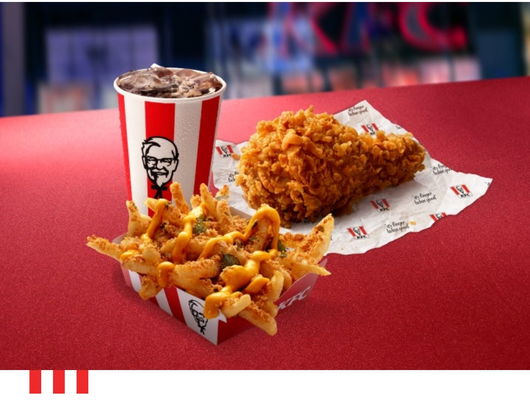 1pc Combo With Cereal Cheezy Fries
