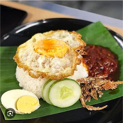 Nasi Lemak Telur Mata