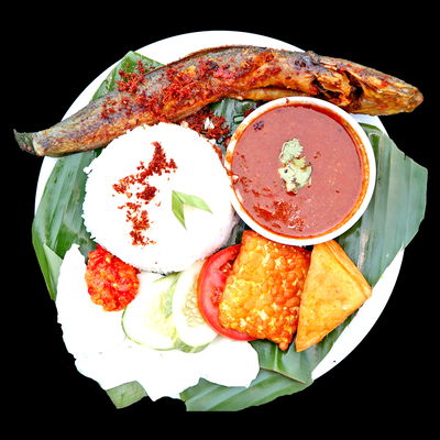 Nasi Ikan Keli Berempah