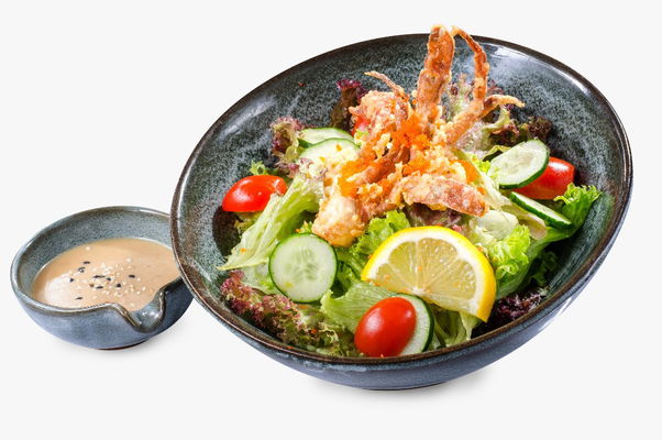 Sl07a Soft Shell Crab Sesame Dressing