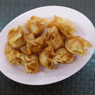 Wantan Goreng Udang Rangup