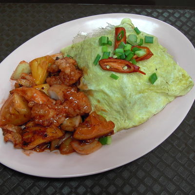 Nasi Goreng Ikan Nyonya Bungkus 3 Rasa