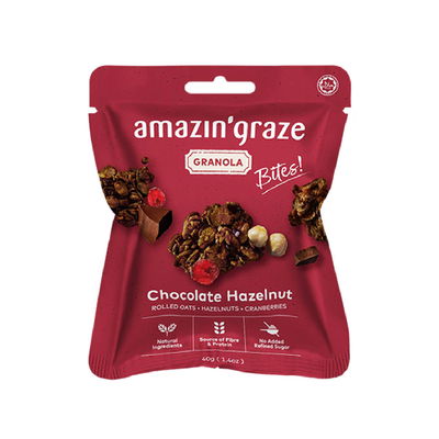 Amazin' Graze Mini Chocolate Hazelnut Granola Bites (40g)