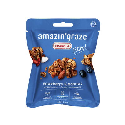 Amazin' Graze Mini Blueberry Coconut Granola Bites (40g)