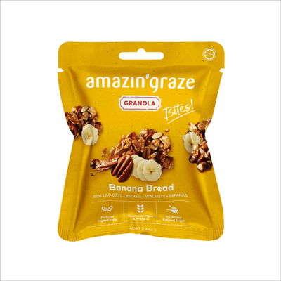 Amazin' Graze Mini Banana Bread Granola Bites (40g)