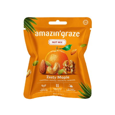 Amazin' Graze Mini Zesty Maple Nut Mix (30g)