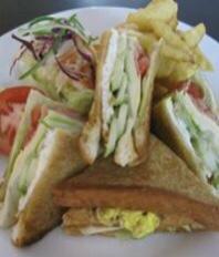 三文治+薯条 （素） Vegetarian Sandwich+french Rice