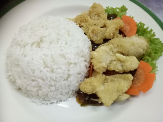 黑椒鱼饭 Black Pepper Fish Rice