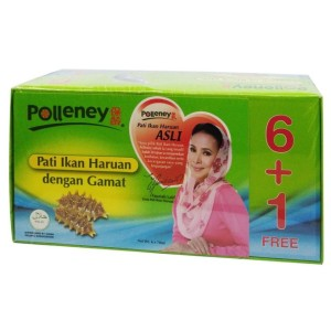 20944 Polleney Pati Ikan Haruan+gamat 70ml 6s W/free