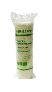 65713 #unigloves Spandex Crepe Bandage White 5cmx4.5cm 12s