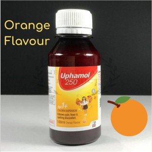 62433 Uphamol 250 Orange Suspension 100ml