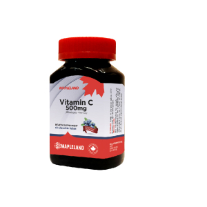 69122 Mapleland  Vitamin C 500mg Blueberry Flavour 60s
