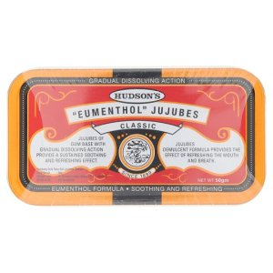 26575 Hudsons Eumenthol Jujubes Classic 50g