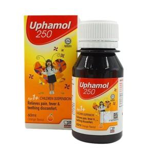 11614 Uphamol 250 Orange Suspension 60ml