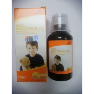 52732 #axcel Paracetamol 250mg/5ml Syrup (Orange) 100ml