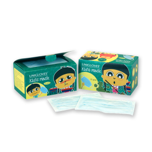 51403 Unigloves 3 Ply Face Mask (Child) 50s