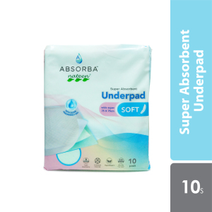 64211 (E)absorba Nateen Soft Underpad (75cmx75cm) 10s
