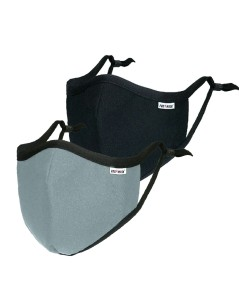 73220 Proxmask 90 Reusable Antimicrobial Size M (Black) Face Mask 1s