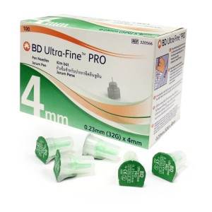 61632 Bd Ultra-fine Pen Needles 32g 0.23x4mm 100s