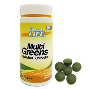 65448 Powerlife Multi Greens 410mg 150s