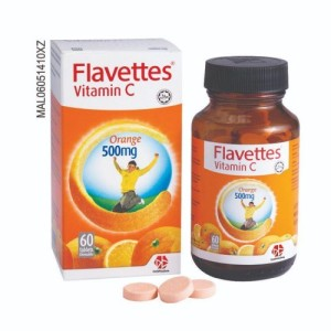 12147 Flavettes Vit.c 500mg Orange 60s