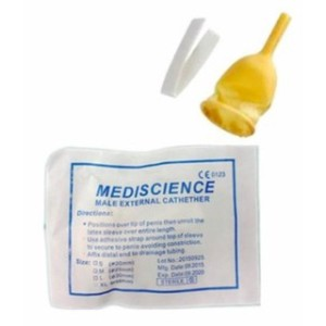 66028 Mediscience Male External Catheter 25mm 1s
