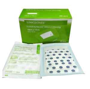 70642 #unigloves Waterproof Wound Dressing Pad 10cmx15cm 1s