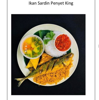 Ikan Sardin Penyet King Set