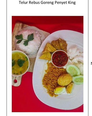 Telur Rebus Goreng Penyet King Set