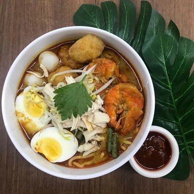Mee Kari + Sambal Kerang 