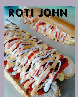 Roti John Cheese Ayam