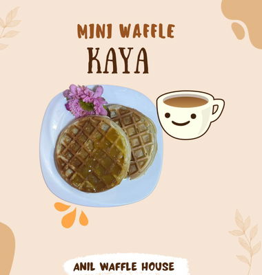 Mini Waffle Kaya Pandan 