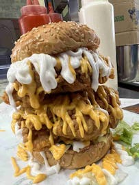 Burger Double Chicken Crispy 