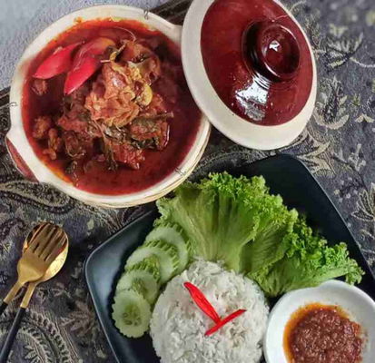 Set Asam Pedas Daging Tetel 