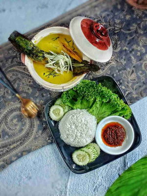 Set Ikan Keli Salai Masak Lomak Cili Api 