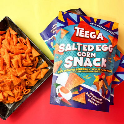 Salted Egg Corn Snack (120 Gram )