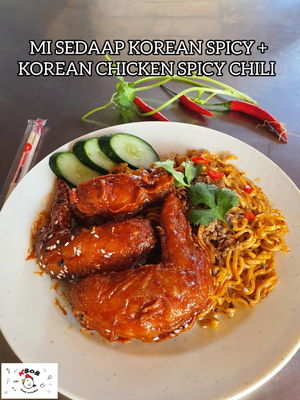Mi Sedaap Korean Spicy + Korean Chicken Spicy Chili
