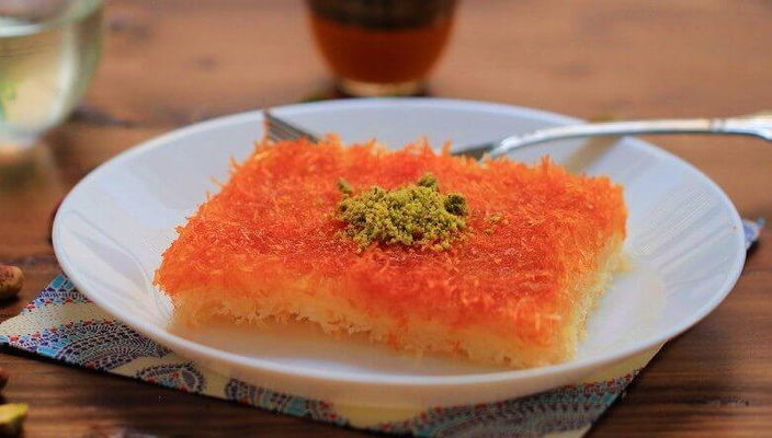 Kunafa Cream Slice
