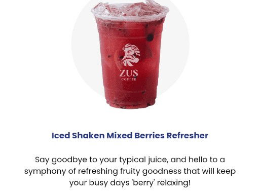 Mixed Berries Refresher