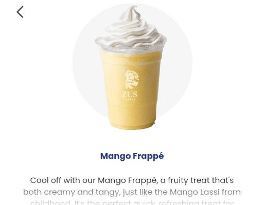 Manggo Frappe