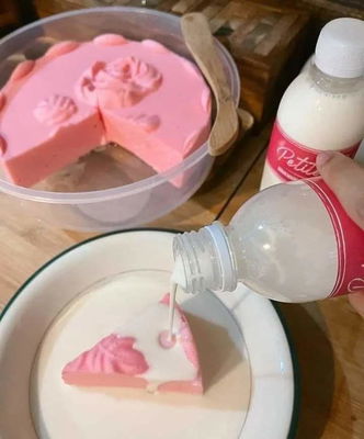 Puding Buih Rose