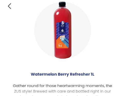 Watermelon Berry Refresher 1l