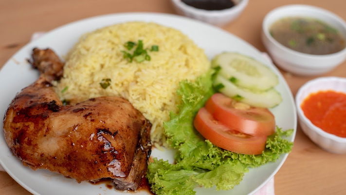 Nasi Ayam Roasted