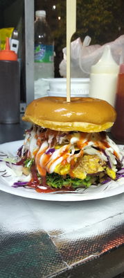 Burger Ayam Crispy Double Special