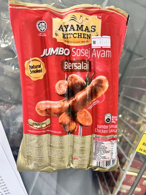 Ak Jumbo Smoked Chic Sausage 400g