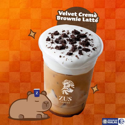 Velvet Creme Brownie Latte