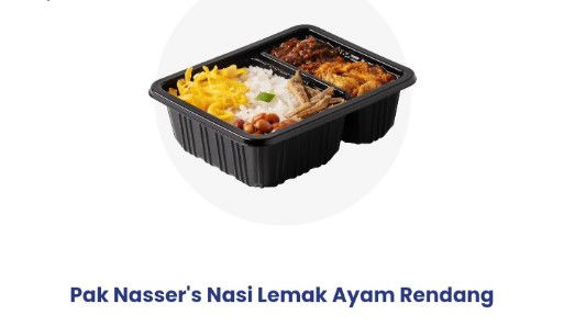 Pak Nasser's Nasi Lemak Rendang Ayam