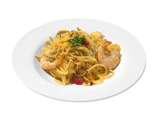 Spaghetti Aglio Olio Prawn