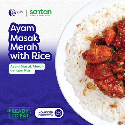 Zus Ayam Masak Merah With Rice